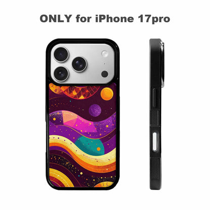 iPhone 17 Pro Case — Disco Art Pattern Original Art, Original Design Phone Case