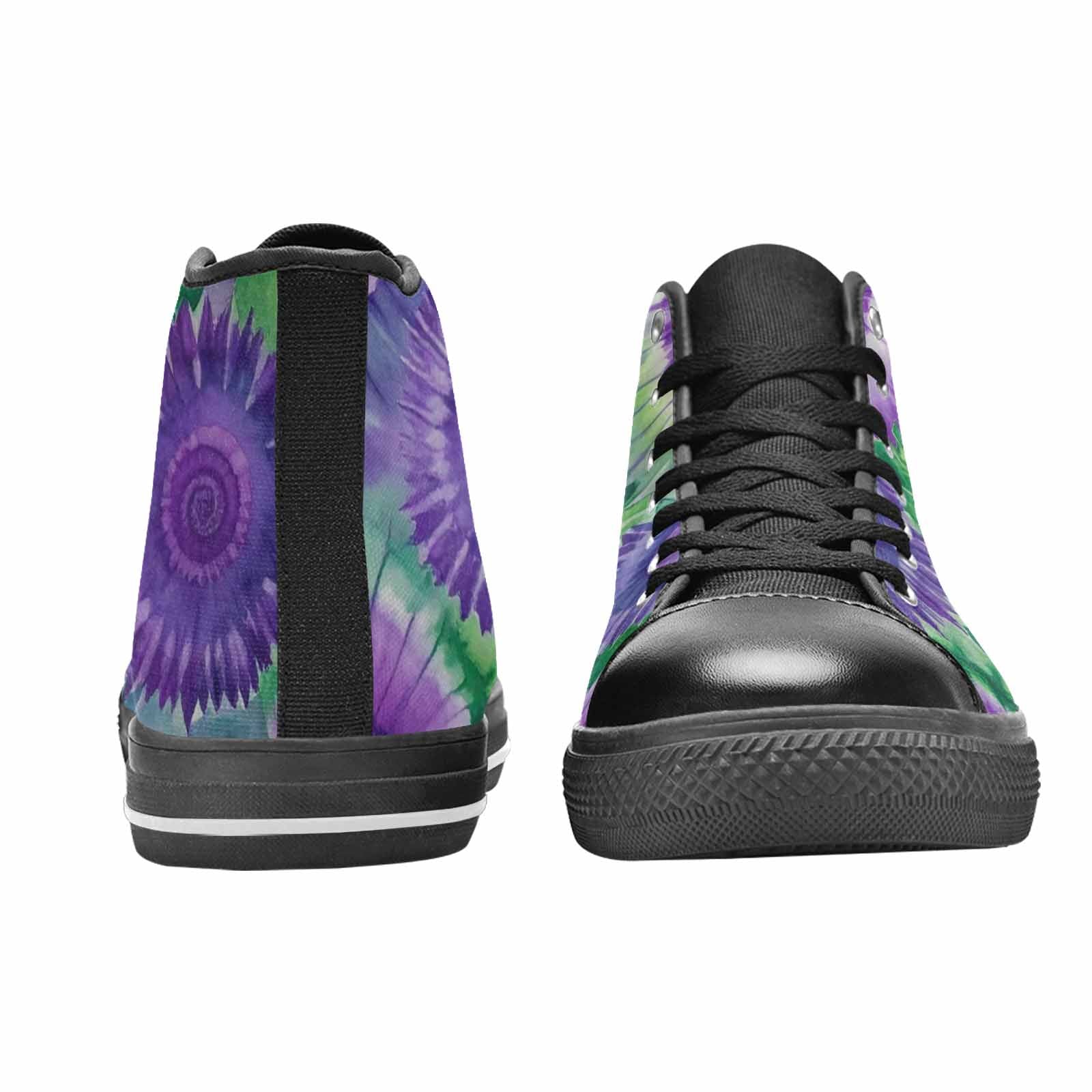 MEN'S Tie Dye - High Top Canvas Neon Fantasy Sneakers