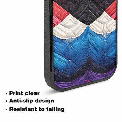 iPhone 15 Plus Case — Genderfluid Flag Color Theme Small Rainbow, Unique Phone Case Design