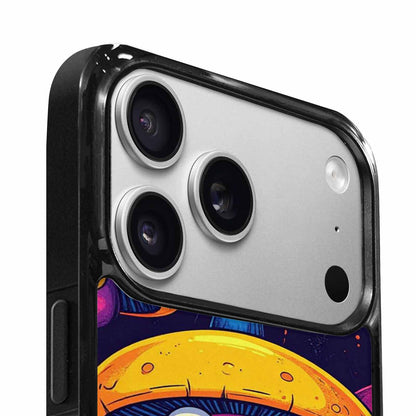 iPhone 17 Pro Case — Retro Mushroom Cartoon Art Pattern Retro, Original Design Phone Case
