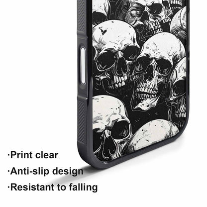 iPhone 17 Pro Max Case — Skull Dark Art Gothic Print Gothic, Personalized Phone Case