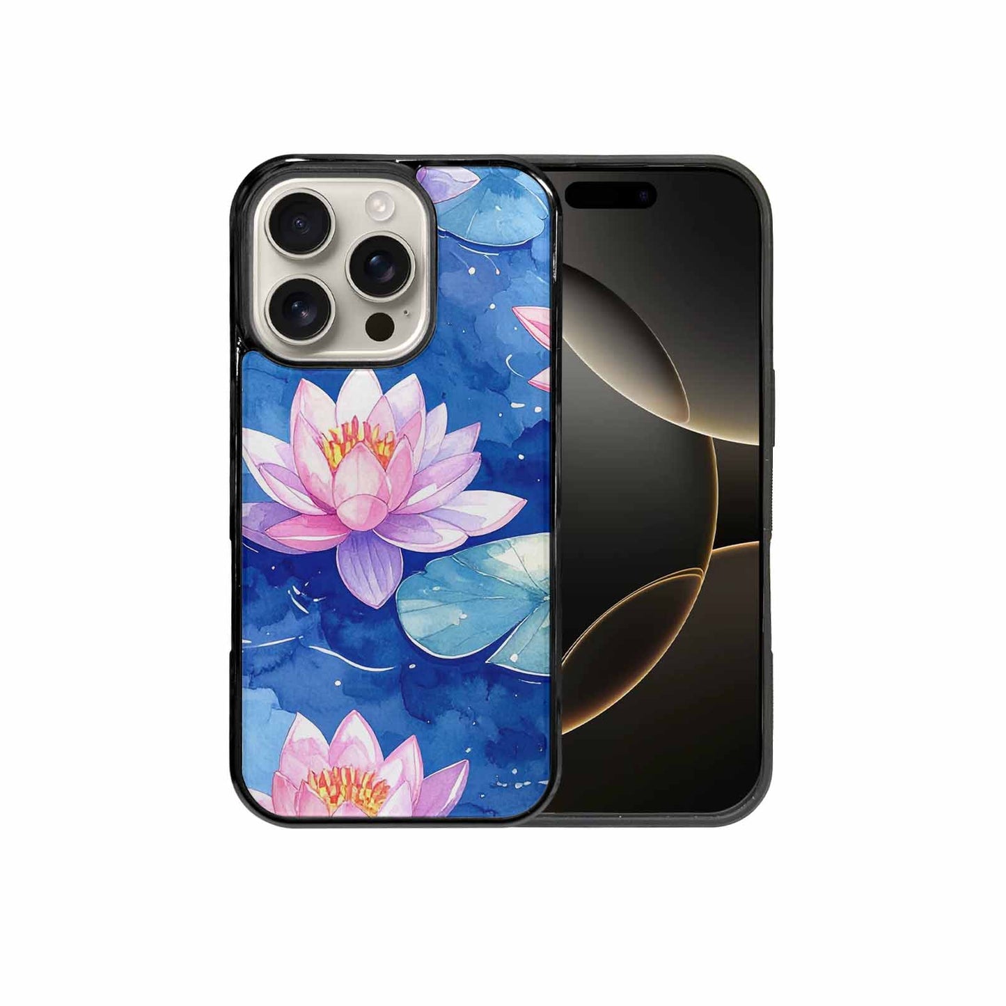 iPhone 16 Pro Case — Monet Water Lilies Painting Pattern, Personalized Phone Case
