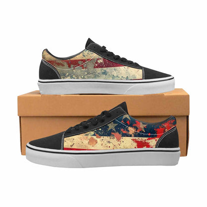 MEN'S American Flag Stars Canvas Lace-Up Dreamcore Custom Shoes