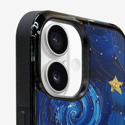 iPhone 16 Case — Starry Night Galaxy Custom, Original Design Phone Case