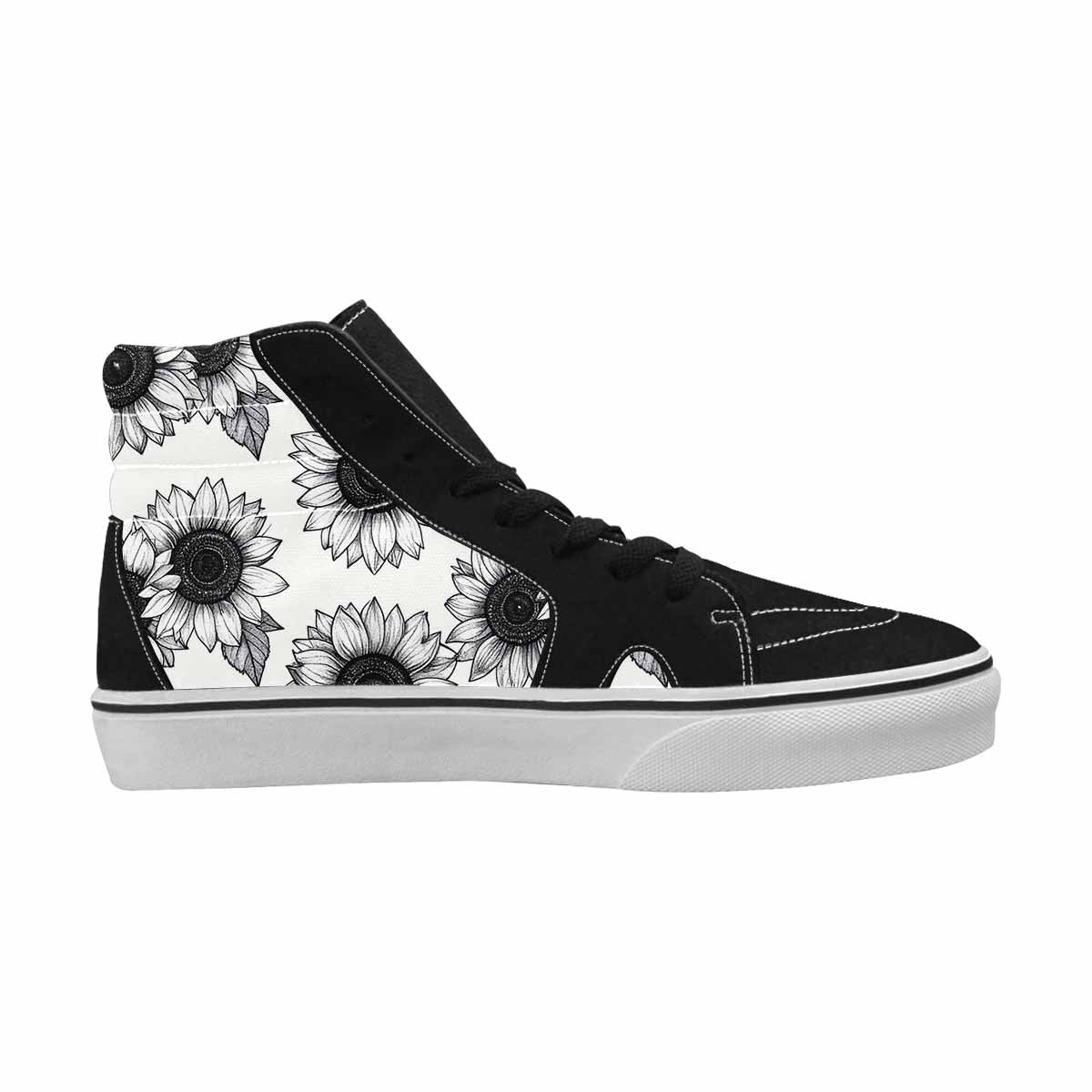 WOMEN'S Skull Splatter Black White Pattern, Ferion