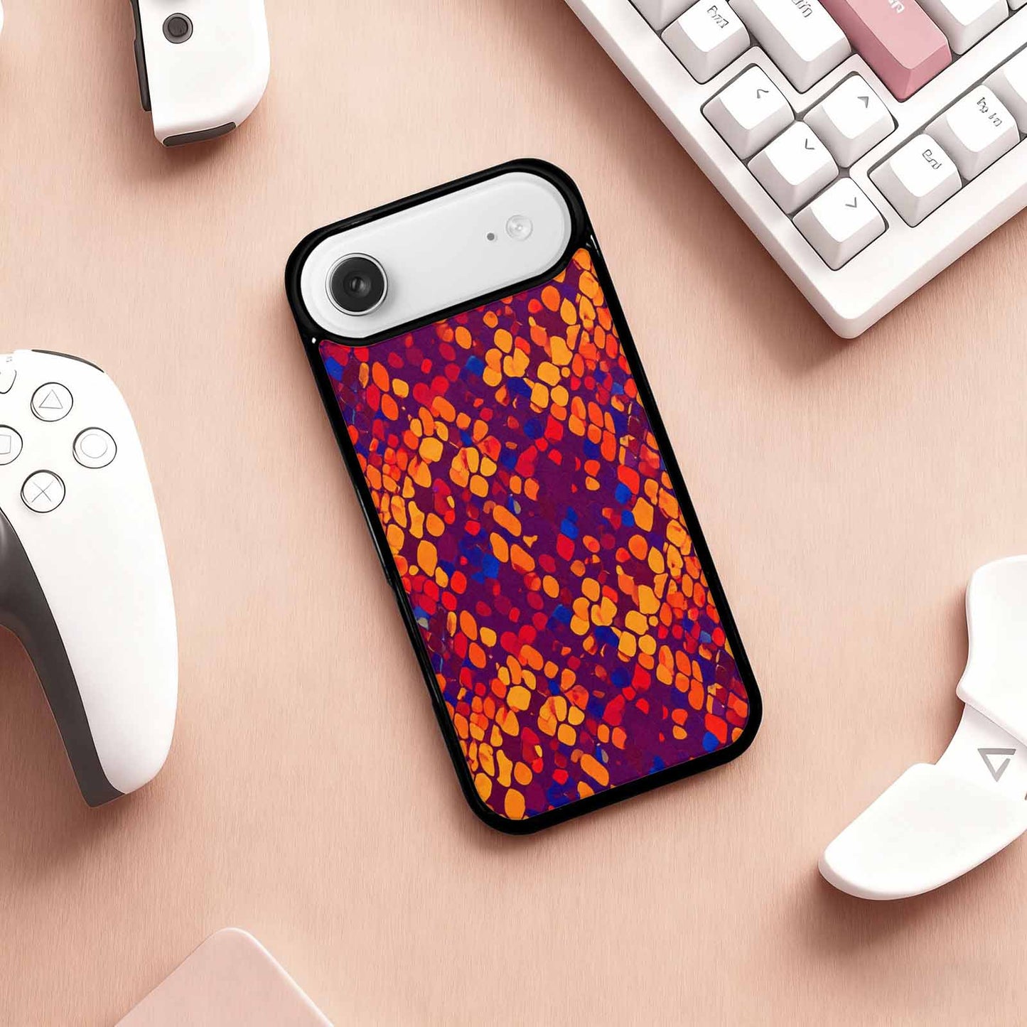 iPhone 17 Air Case — Dark Snake Print Original Art, Custom Printed Phone Case