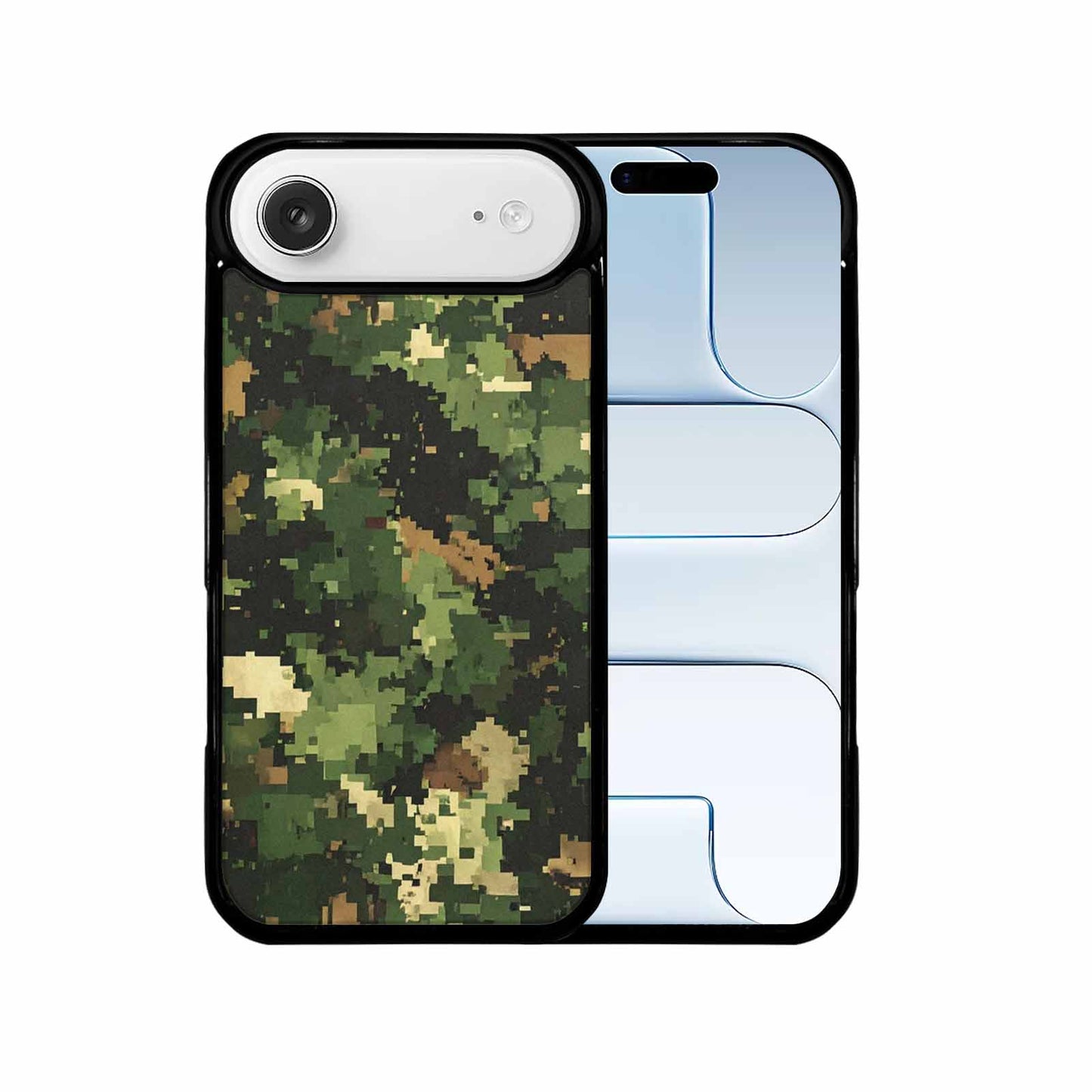 iPhone 17 Air Case — Small Military Camouflage Blotch Pattern Camo, Custom Made Phone Cover
