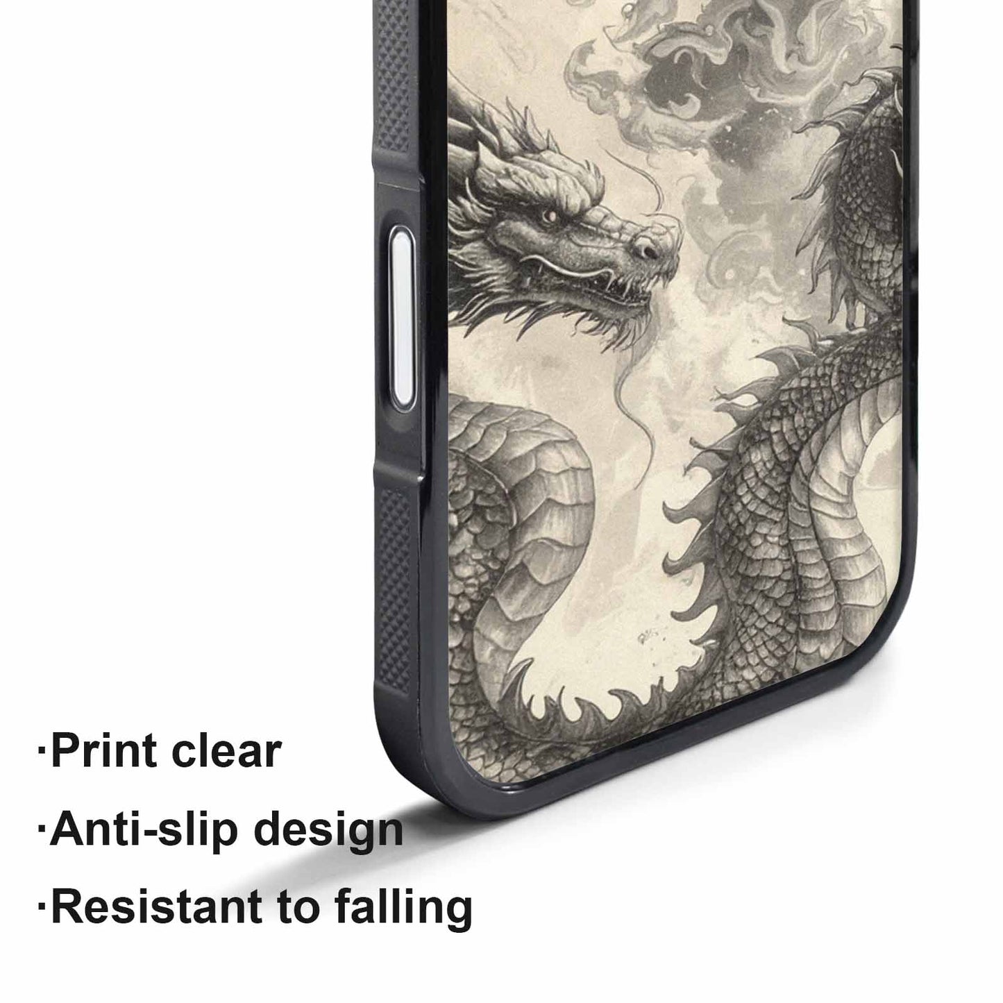 iPhone 17 Air Case — Retro Dragons Flame Retro Vintage, Personalized Phone Case