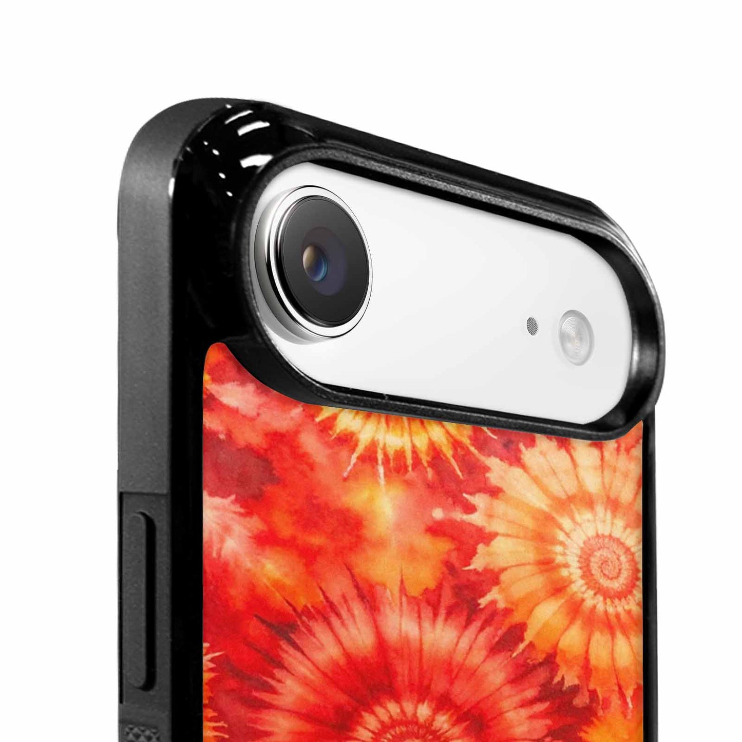 iPhone 17 Air Case — Tie Dye Red Orange Fire Tie, Custom Art Phone Cover