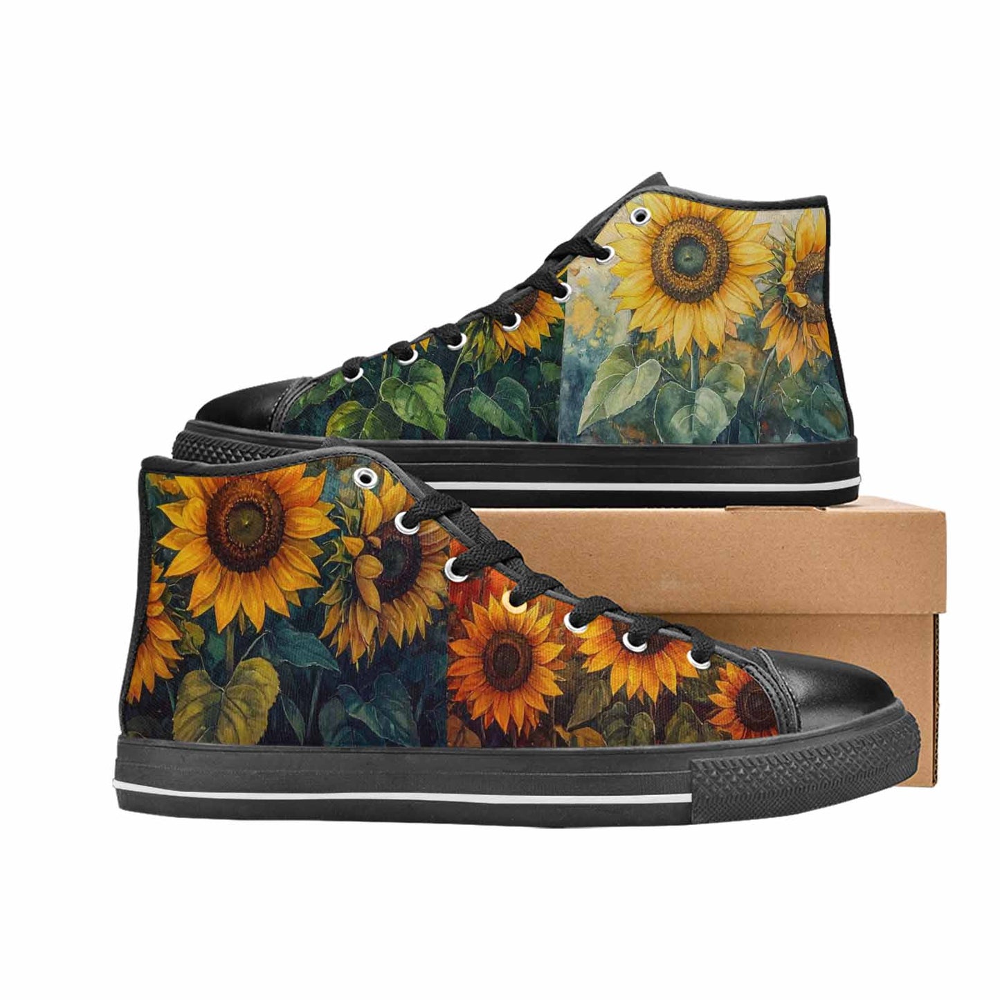 WOMEN'S Blend Melt Them High Top Canvas Dreamcore Custom Sneakers