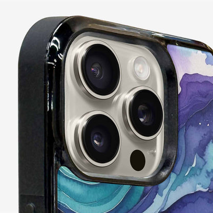 iPhone 16 Pro Case — Galaxy Aurora Nebula, Custom Print Case Cover