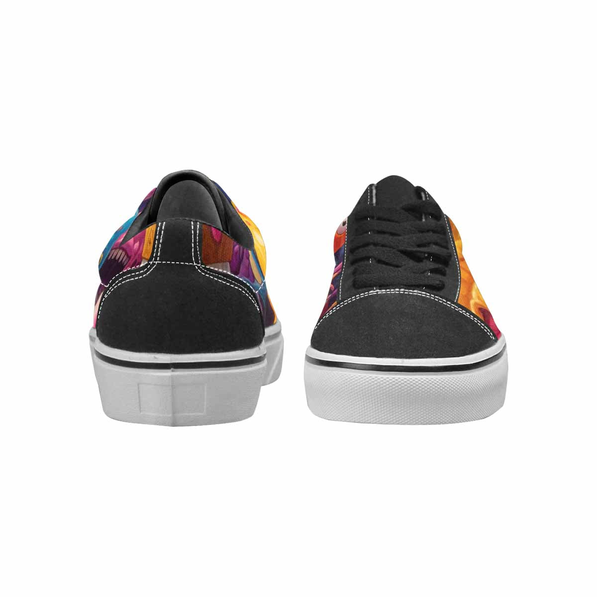 WOMEN'S Melting Ice Cream Monster Lace-Up Canvas Grunge Shoes