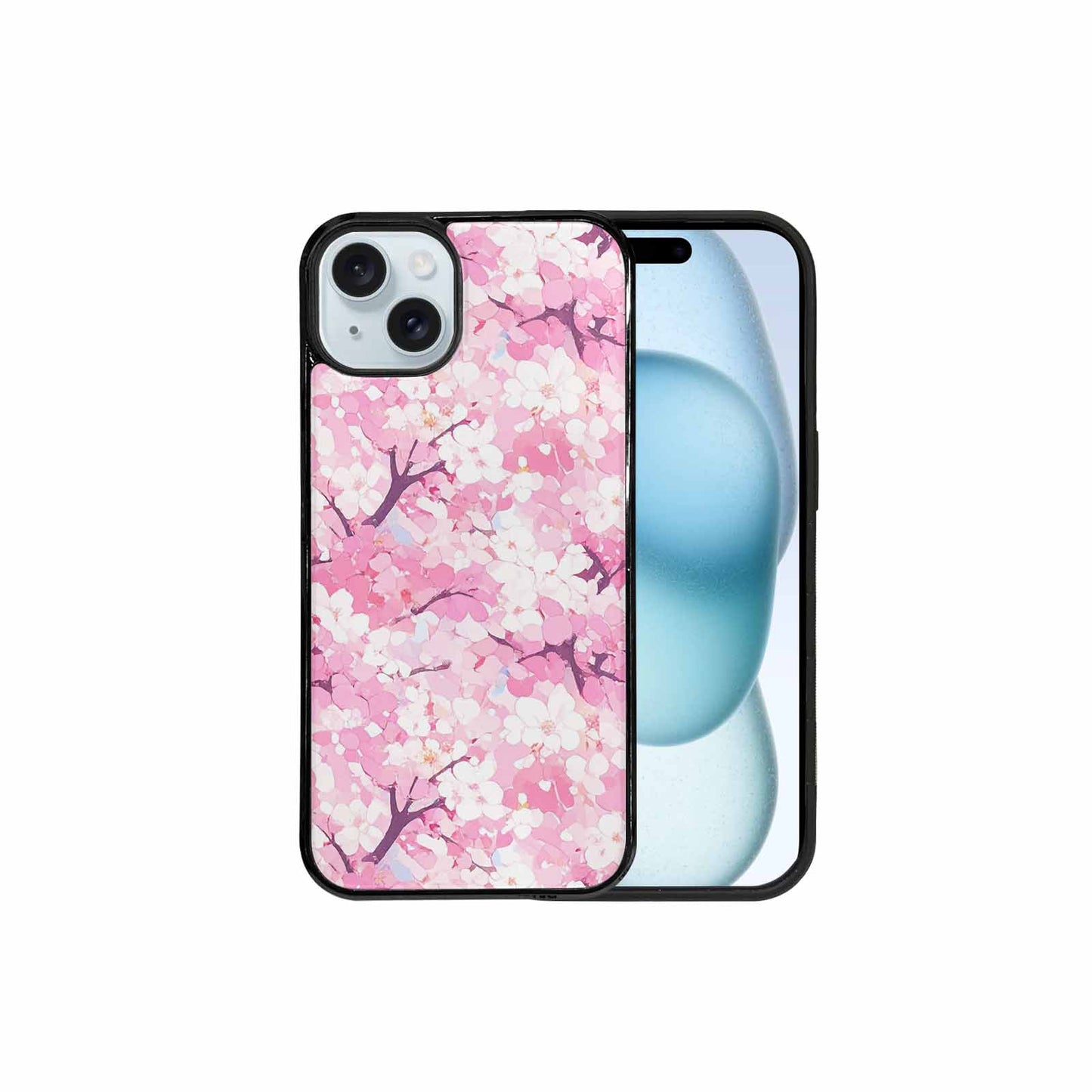 iPhone 15 Plus Case — Cherry Blossom Branch Cherry Blo Cfc, Custom Made Phone Cover
