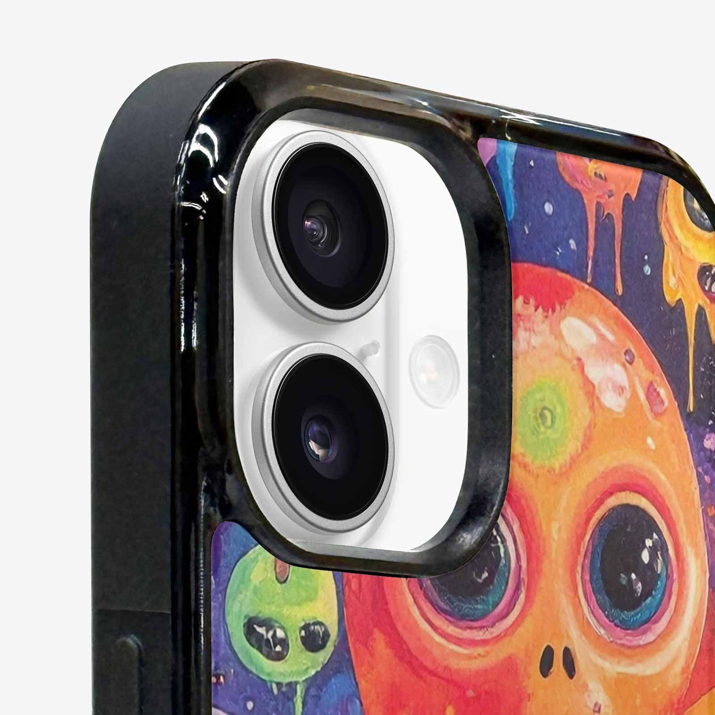 iPhone 16 Plus Case — Aliens Tie Dyemelting Aliens P, Personalized Phone Case