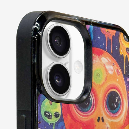 iPhone 16 Plus Case — Aliens Tie Dyemelting Aliens P, Personalized Phone Case