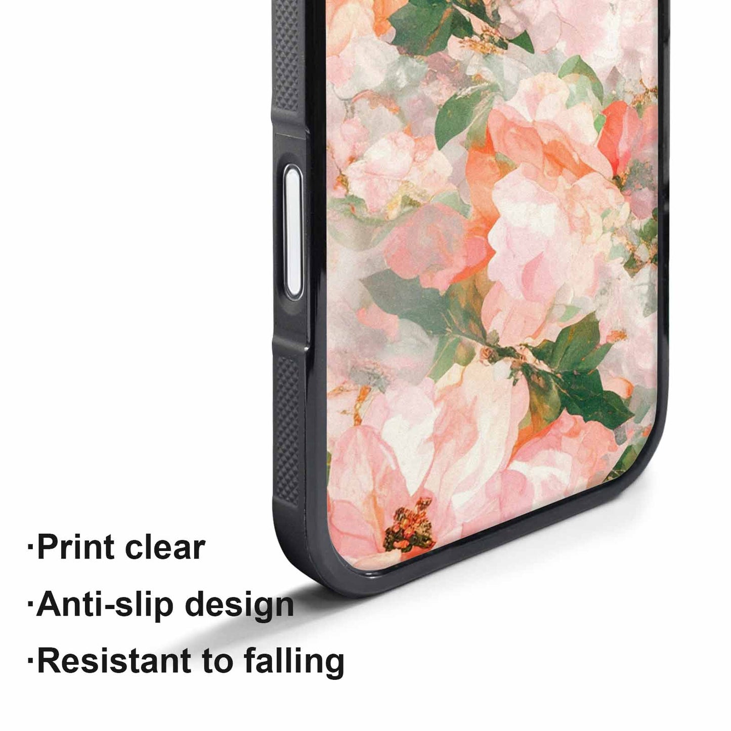 iPhone 17 Air Case — Marble Floral Art Seamless Pattern Floral, Personalized Phone Case