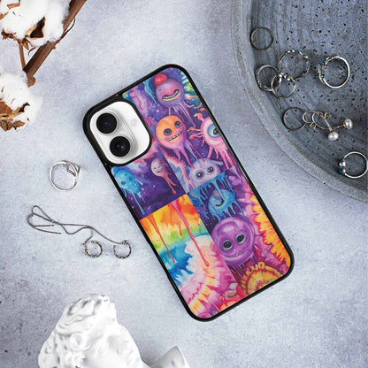 iPhone 16 Plus Case — Aliens Tie Dyemelting Aliens P, Customized Protective Case