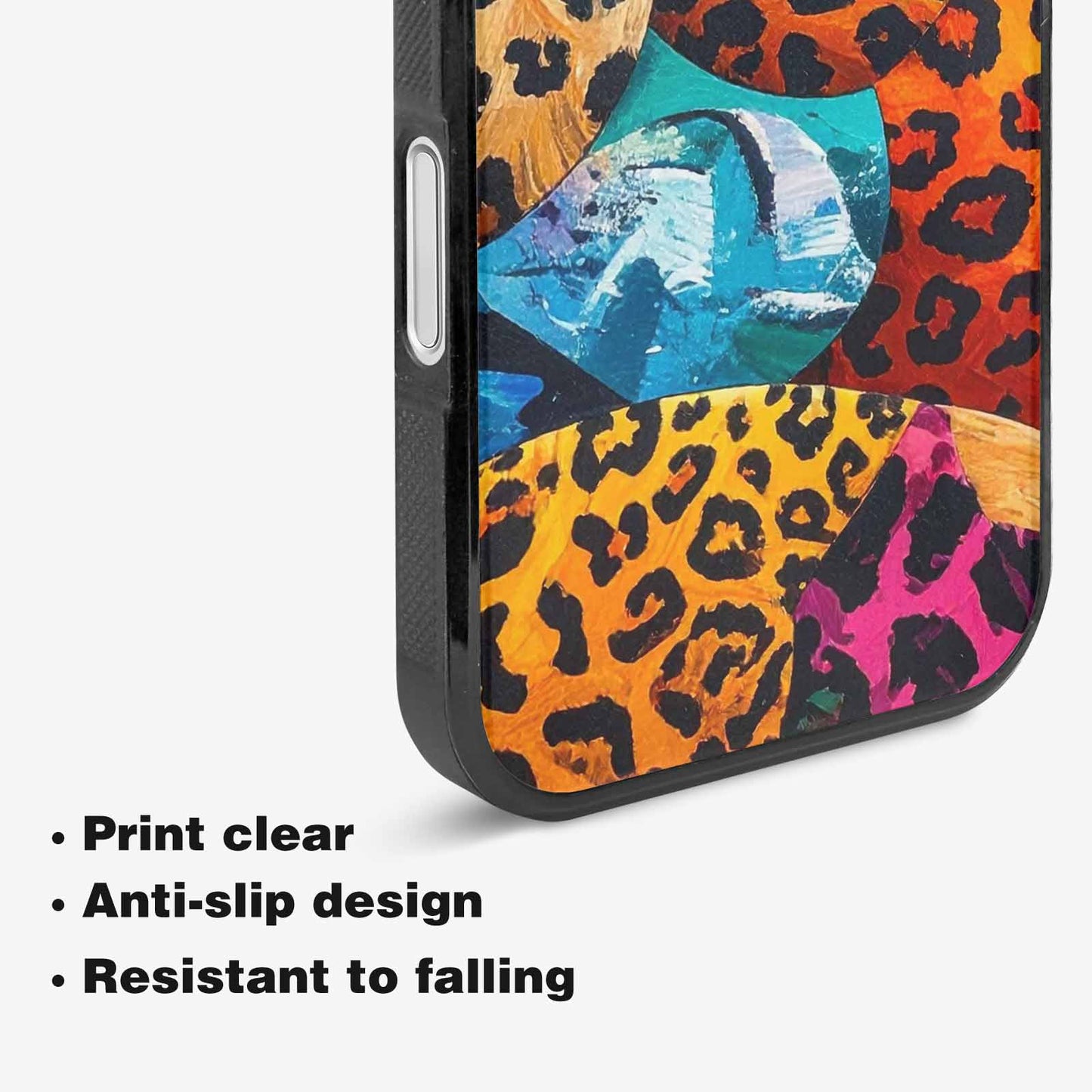 iPhone 16 Plus Case — Full Color Vibrant Animal Print Animal, Custom Print Case Cover