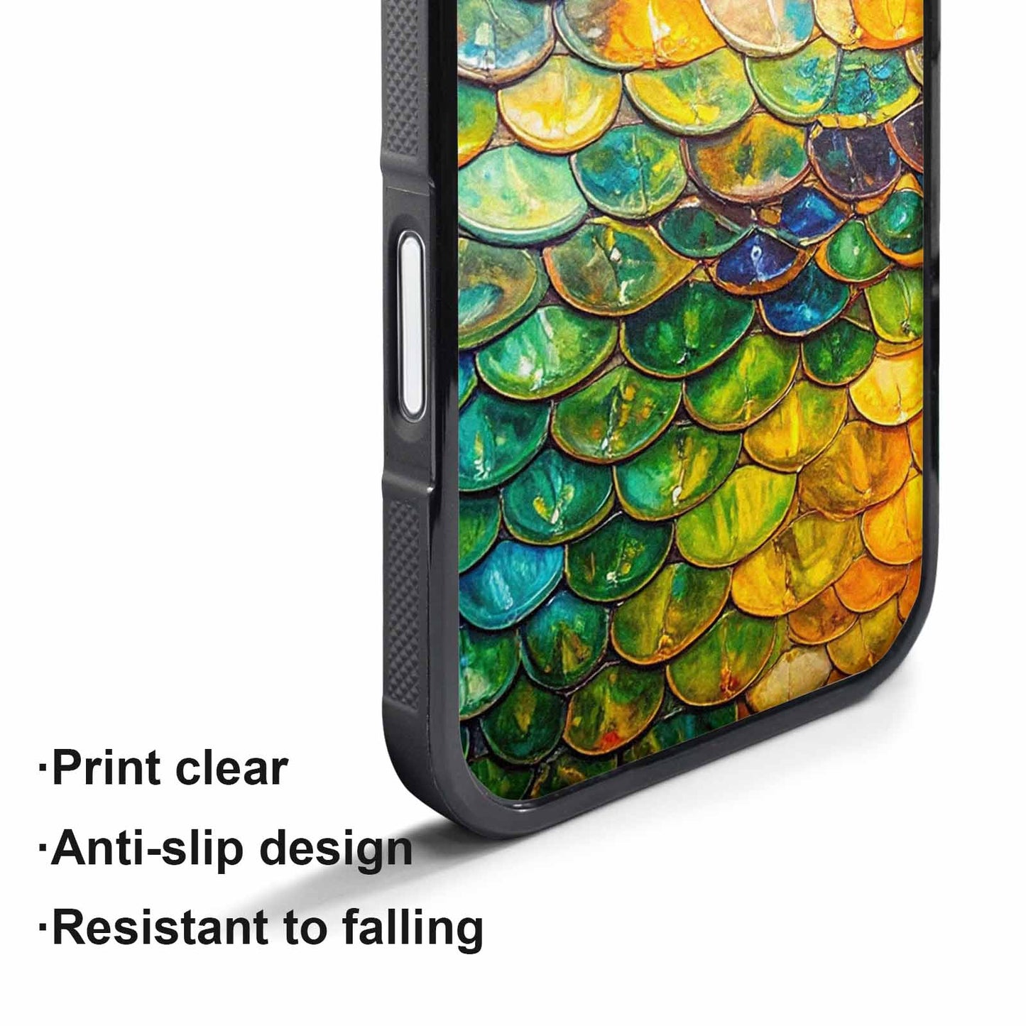 iPhone 17 Air Case — Reptile Scale Full Color Vibrant Original, Custom Print Case Cover