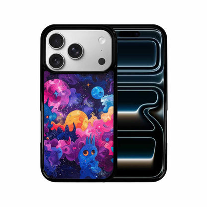 iPhone 17 Pro Case — Cosmic Creature And Object Mashup Galaxy, Custom Print Case Cover