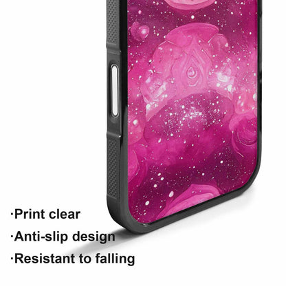 iPhone 17 Case — Galaxy Art Pink Aurora Galaxy Space, Customized Protective Case