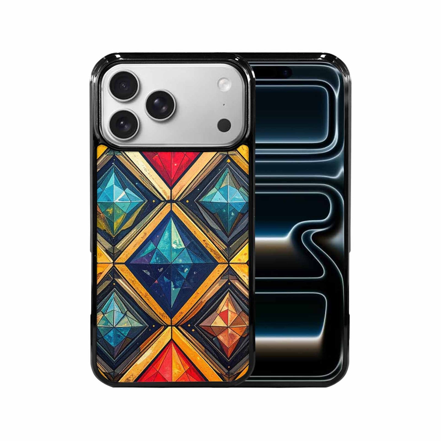 iPhone 17 Pro Max Case — Vintage Summer Diamond Retro Vintage, Custom Phone Case