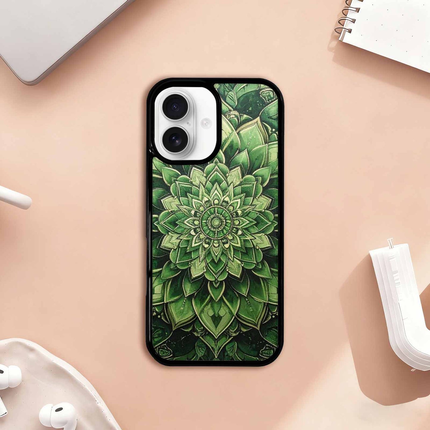 iPhone 17 Case — Small Mandala Pattern, Randomly Floral, Custom Designed Case Cover