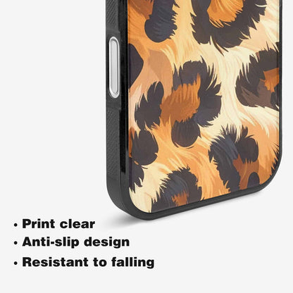 iPhone 16 Case — Leopard Soft Airbrush Gradient, Custom Made Phone Cover