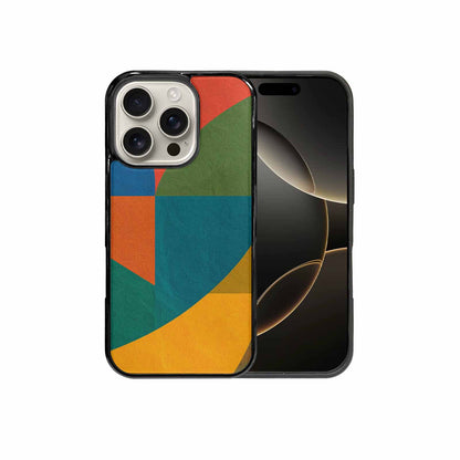 iPhone 16 Pro Case — 1990s Memphis Art Pattern, Custom Print Case Cover