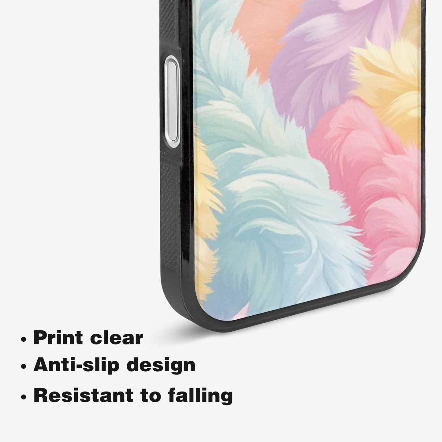 iPhone 16 Case — Zebra Pastel Rainbow, Customized Protective Case