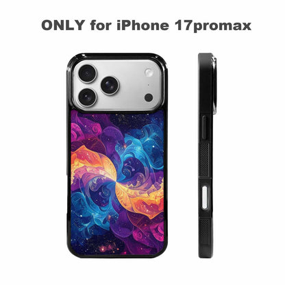 iPhone 17 Pro Max Case — Rose Galaxy Art Seamless Galaxy Space, Custom Phone Case