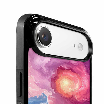 iPhone 17 Air Case — Seamless Repeating Pattern Of Overlapping Galaxy, Customized Protective Case