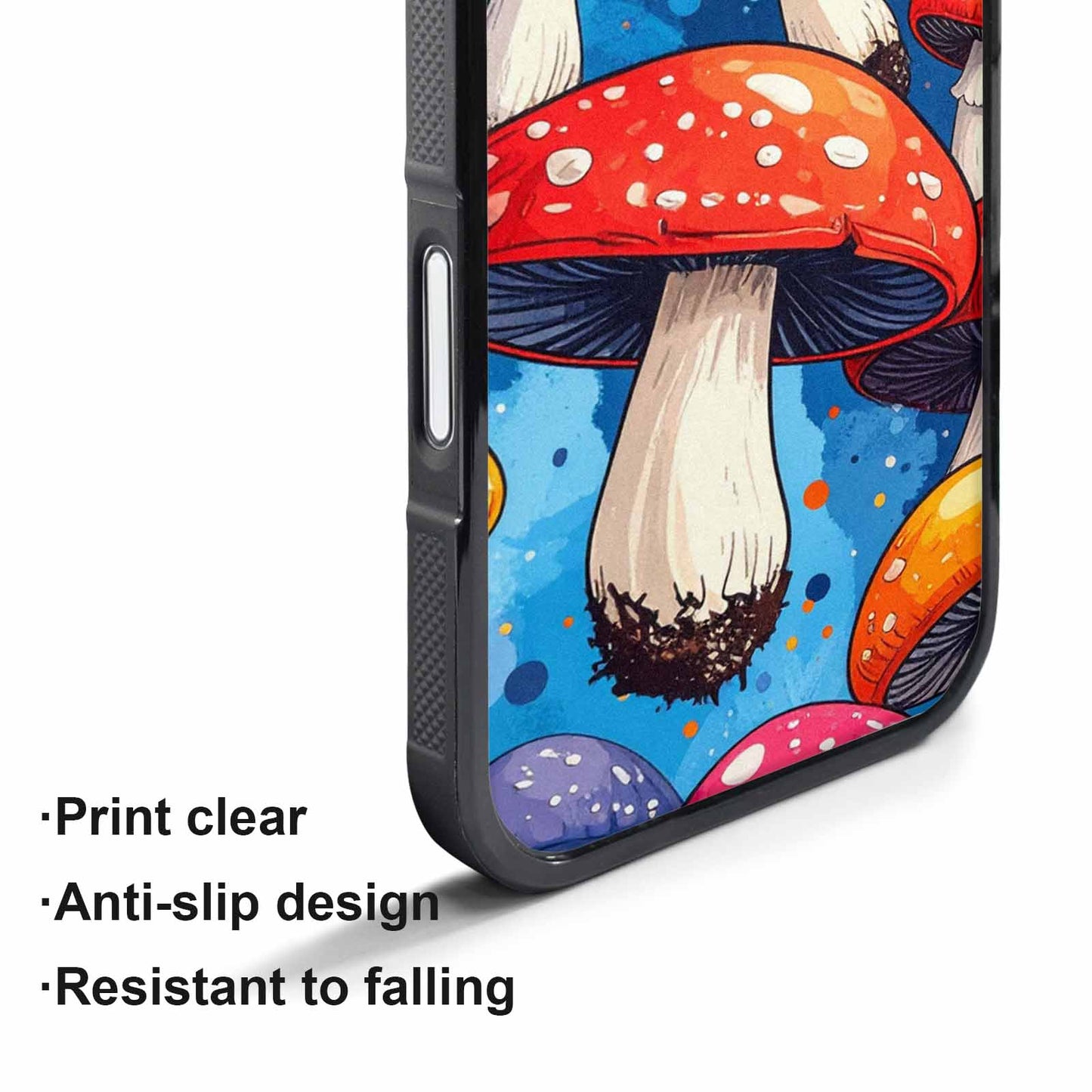 iPhone 17 Air Case — Vivid Winter Mushroom Seamless Cartoon Cute, Personalized Phone Case