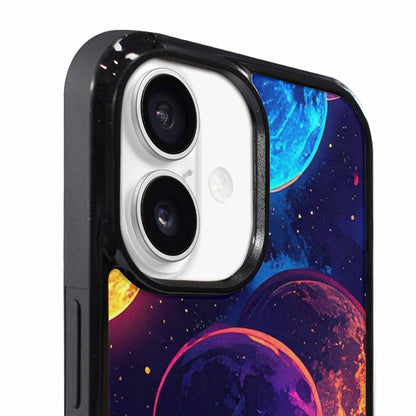 iPhone 17 Case — Neon Winter Moon Cartoon Cute, Custom Designed Case Cover
