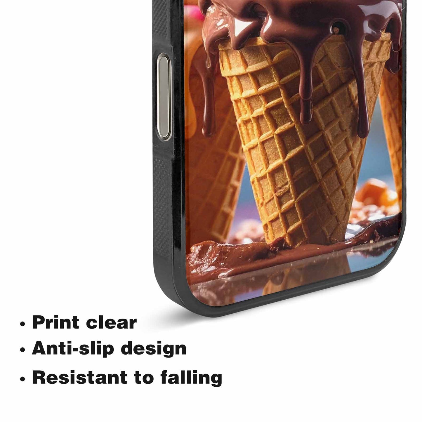 iPhone 16 Pro Case — Extreme Close Up Shot Only Drippig, Custom Made Phone Cover