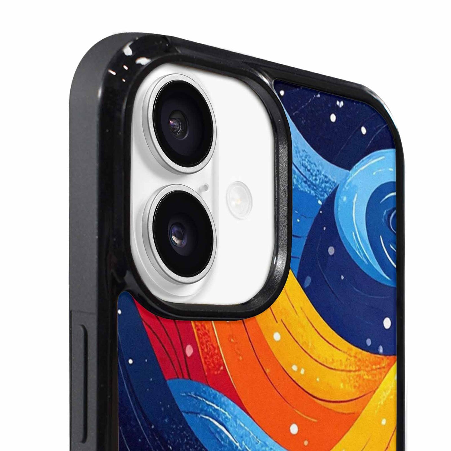 iPhone 17 Case — Glossy Winter Wave Cartoon Cute, Custom Art Phone Cover