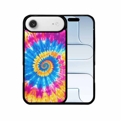 iPhone 17 Air Case — Tie Dye Spiral Art Seamless Tie, Unique Phone Case Design