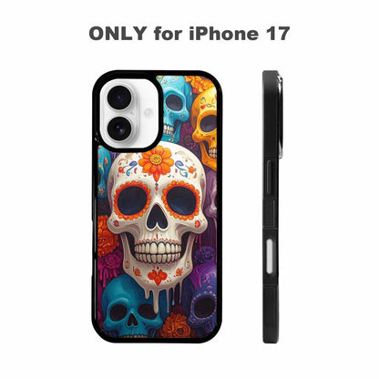iPhone 17 Case — Sugar Skullsmelting Sugar Skulls V0q Gothic, Original Design Phone Case