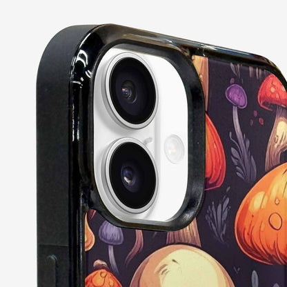 iPhone 16 Case — Mushroom Skulls, Personalized Phone Case