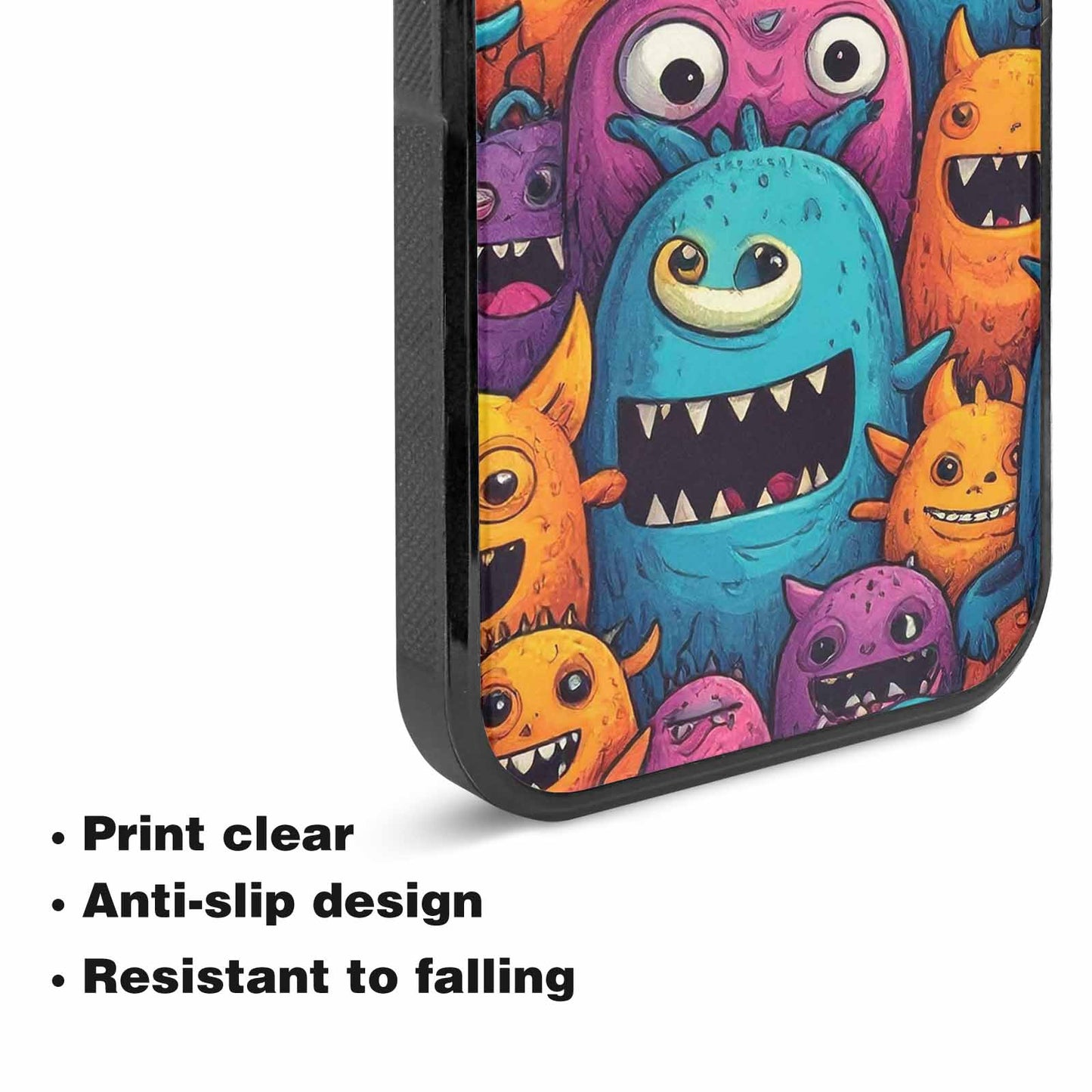 iPhone 15 Plus Case — Monsters General Cartoon Monst, Custom Printed Phone Case