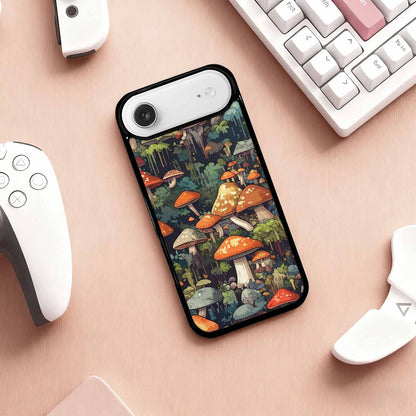 iPhone 17 Air Case — Mushrooms Camomushrooms Patter Ojg Camo, Customized Protective Case