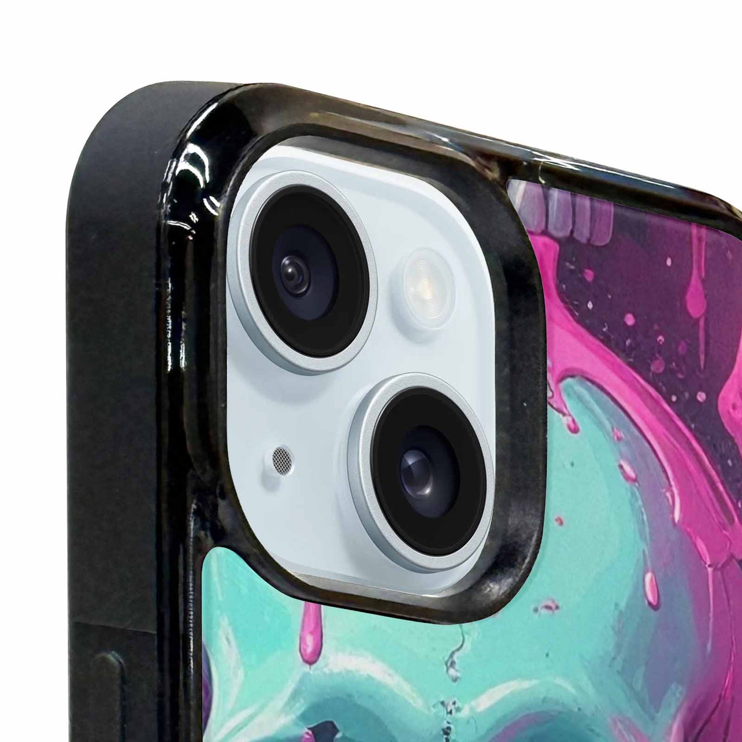 iPhone 15 Case — 1000\'s Of Skulls Overlapping Each Other, Unique Phone Case Design