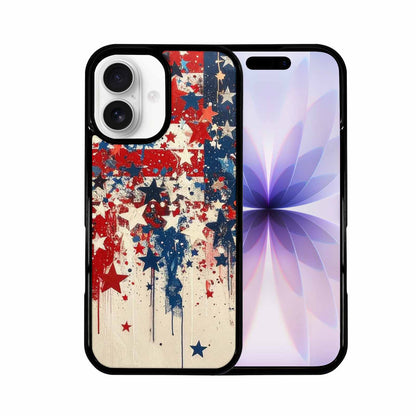 iPhone 17 Case — Patriotic Stars And Stripes Galaxy Space, Custom Art Phone Cover