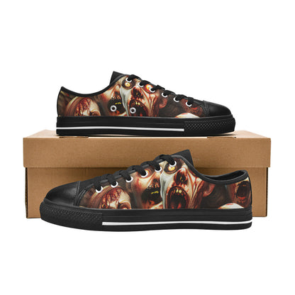 WOMEN'S Monsters 2 Canvas Dark Academia Custom Shoes