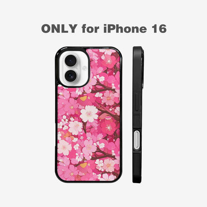 iPhone 16 Case — Cherry Blossom Branch Cherry Blo E7l, Custom Designed Case Cover