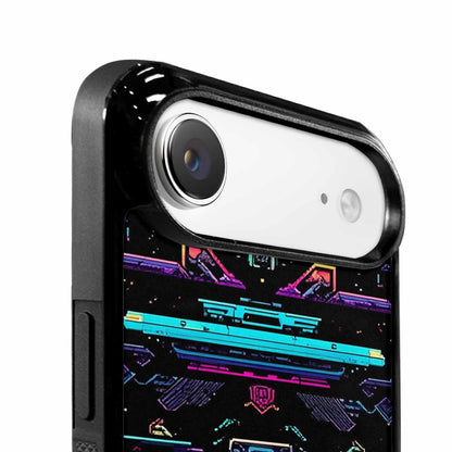 iPhone 17 Air Case — Retro Pixel Art Pattern Bit Retro, Custom Print Case Cover
