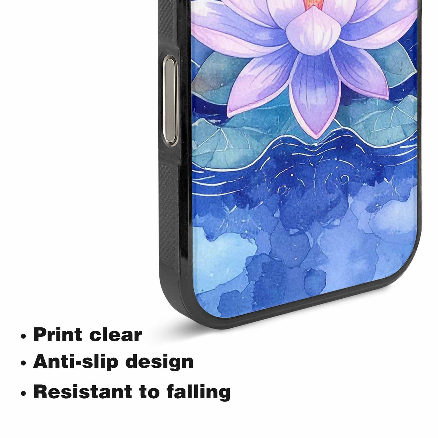 iPhone 16 Pro Max Case — Water Lilies Impressionist, Custom Print Case Cover
