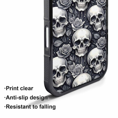 iPhone 17 Pro Case — Skull Dark Art Gothic Print Gothic, Custom Art Phone Cover