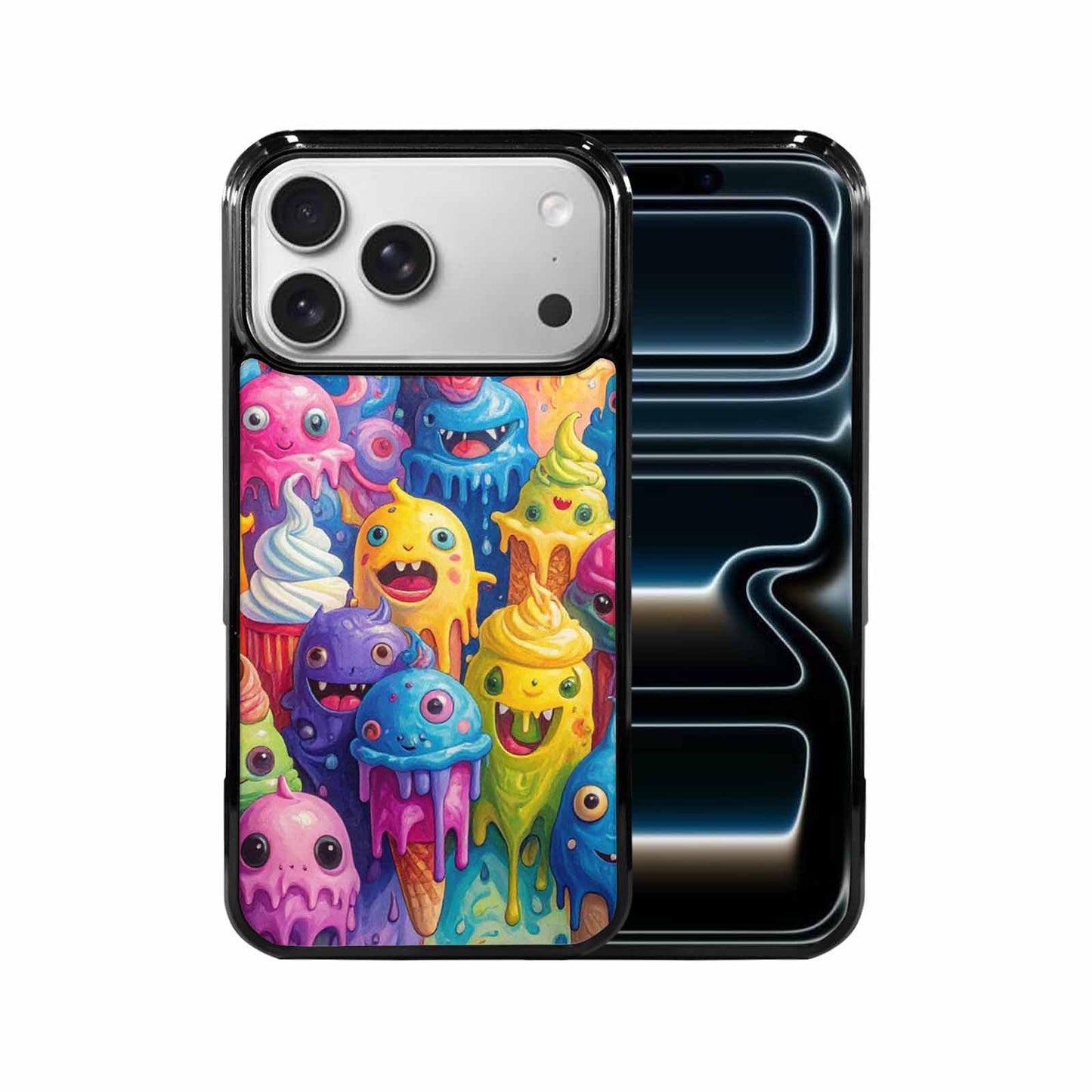 iPhone 17 Pro Max Case — Melting Ice Cream Monster Charac Original, Custom Phone Case