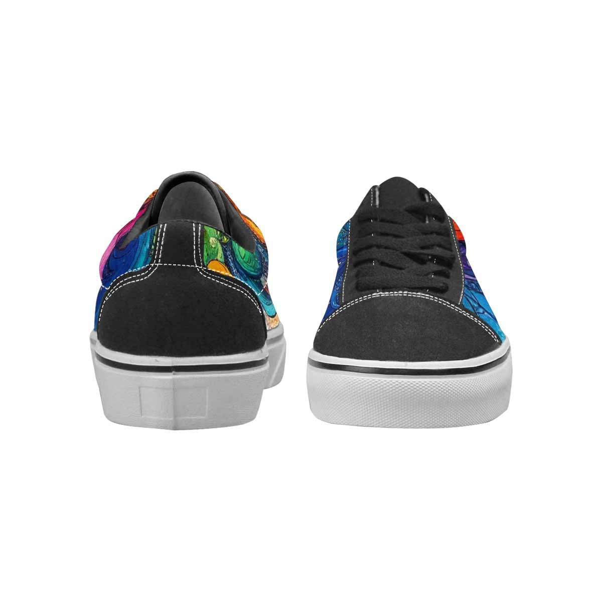 WOMEN'S Tie Lace-Up Canvas Dark Academia Sneakers